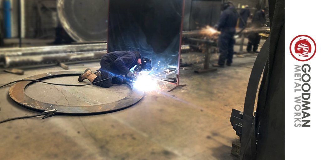 GoodmansWorks's tweet photo. Here we have the beginning stages of the manufacturing of a discharge ring for completion of our 2.2m diameter Ash Felt Dryers.

#welding #metalwork #steelwork #engineering #manufacturing https://t.co/tW9PlCCmmc