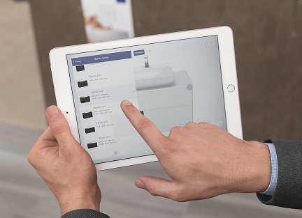 VilleroyandBoch's tweet photo. At Villeroy & Boch we embrace digitalization, for example with our Augmented Reality app. #bathrom #planning #AR #builders #villeroyboch https://t.co/jDbOsg5uvQ