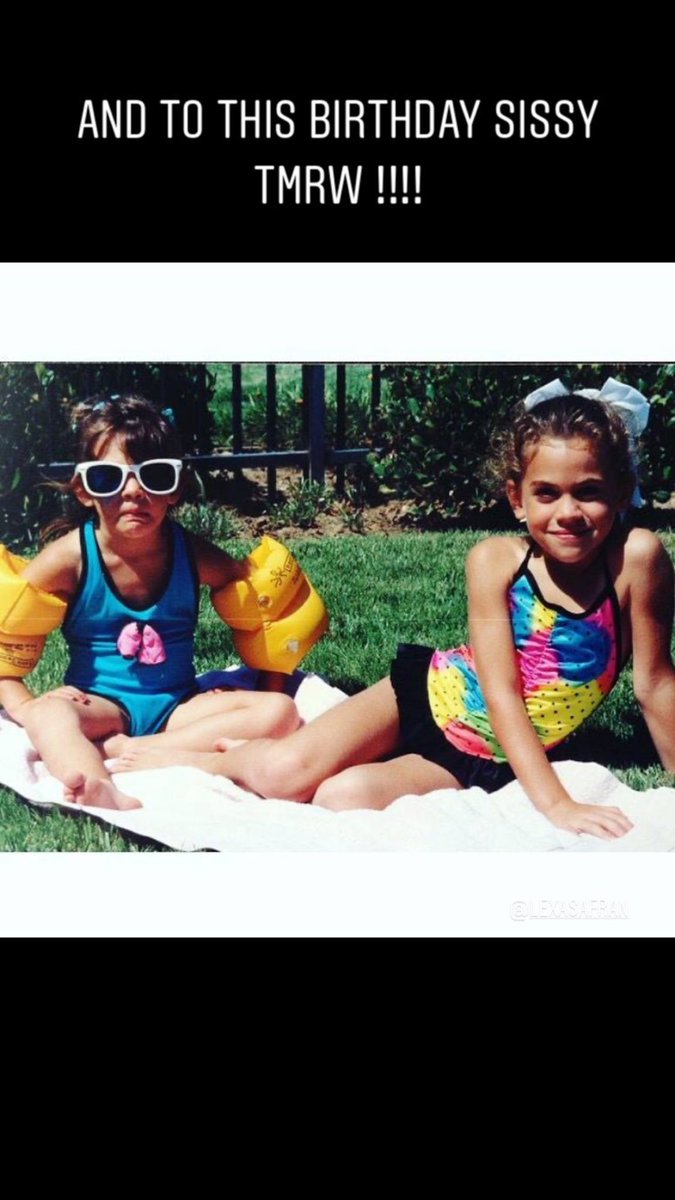 PHOTO | Kate shares a throwback photo of her and her sister (via katemansi Instagram story)