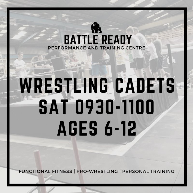 BattleReadyNCL's tweet photo. 🚨 WRESTLING CADETS - STARTING SATURDAY 11TH APRIL 🦍 https://t.co/91EWIxyoDe