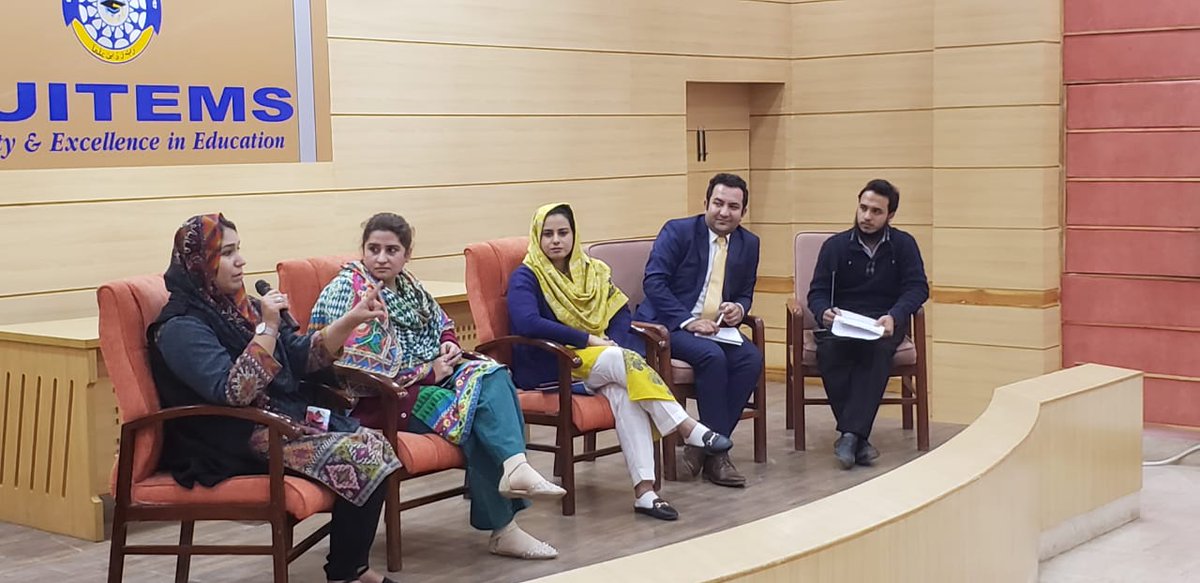 TFTolerance's tweet image. TFT Team Quetta conducted a panel discussion session on sustainable development goals in BUITEMS, Quetta.
We want to appreciate our young ambassadors who are tirelessly engaging people in their areas. 

#HumaraAzm
#Srengthening_Student_Bodies
#TogetherForTolerance
#TeamQuetta