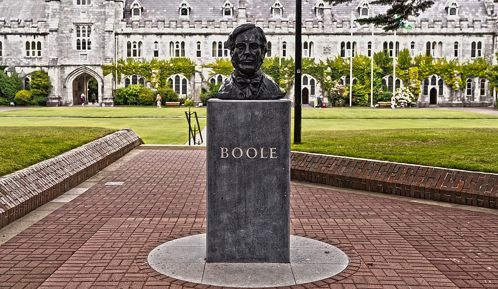 George Boole. 1815-64. Mathematical genius, philosopher & logician. 1st Prof Maths  @UCC! Author of The Laws of Thought which contains Boolean algebra; foundation information age! An American student used his 0/1 as yes/no to create a circuit! Hence "Father of modern computing"!