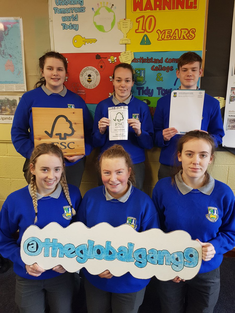 We have become the first school in Ireland with an FSC promotional licence. We obtained this licence from FSC International in Germany. It will now be placed on our school headed paper and website. We now hope to encourage other schools to switch to FSC paper <a href="/YSInow/">Young Social Innovators</a> <a href="/KerryETB/">Kerry Education & Training Board (Kerry ETB)</a>