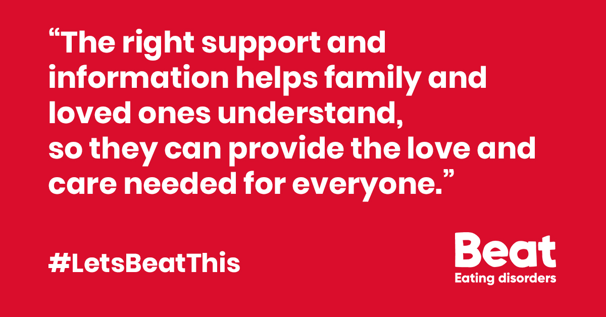 Supporting someone with an #eatingdisorder can be difficult. This #EDAW <a href="/beatED/">Beat</a> are empowering everyone with the information and guidance they need to help towards recovery. #LetsBeatThis beateatingdisorders.org.uk/supporting-som…