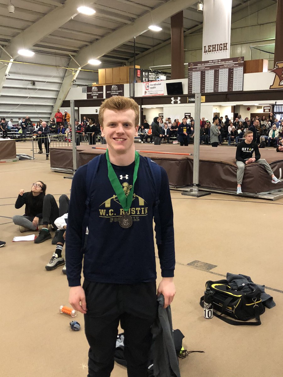 Can’t say enough about how proud I am of the work <a href="/drew_gallen21/">Drew Gallen</a> did this season! Look at his progression from last season:

55m-6.83➡️6.60
60m-7.30➡️6.94
200m-23.90➡️22.38

No limit on how far he will continue to climb the State rankings this spring!! <a href="/RustinTF/">RustinTrackandField</a> <a href="/WCRustinKnights/">WC Rustin Athletics</a>