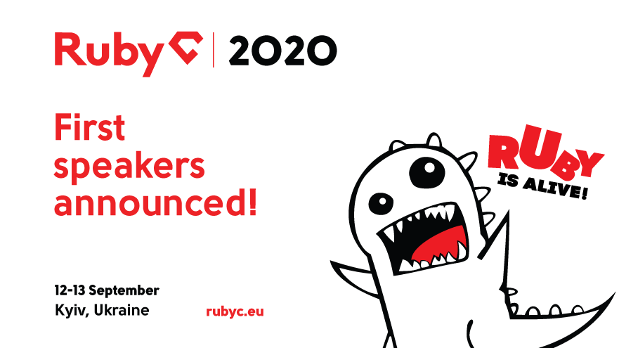 rubyc_eu's tweet photo. First awesome speakers of #RubyC2020 are announced!
Please welcome @maciejmensfeld, @JonasJabari, @hsbt,
@leonid_shevtsov, @gaar4ica, @akella, @a_stolyar and 
@mikhailbortnyk! https://t.co/q8ICfUkOW4

We thank Organizer @SvitlaSystemsIn and Sponsors @MLSDevCom @railsware @toptal https://t.co/q0N4PCN9I7
