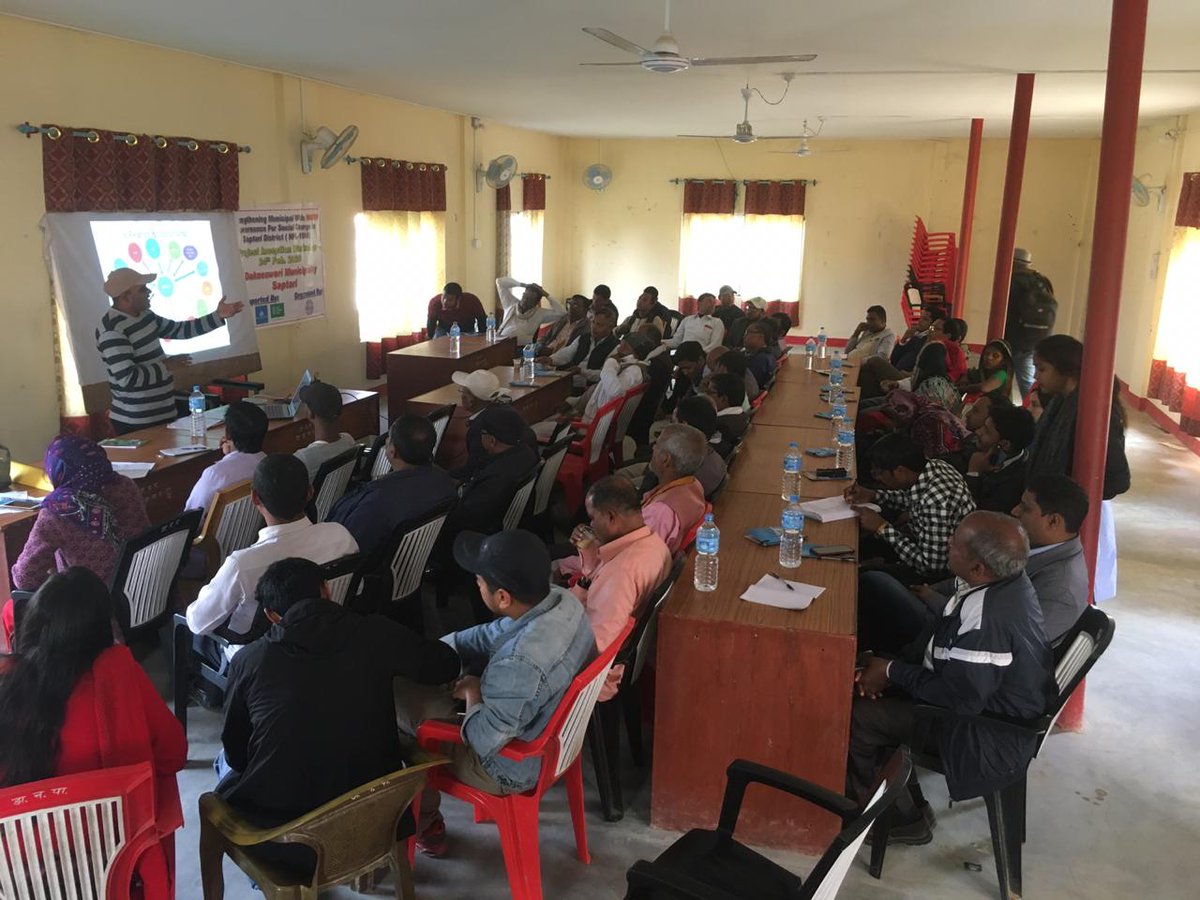 @WHHNepal  new WASH project implementing partner #MCDC successfully accomplished the project kick-off workshop together with municipal level stakeholders in Dakneshwori Municipality.
#WASHSystemStrengthening #SustainableServiceInitatives 
@BMZ_Bund
@VivaconAgua 
@Welthungerhilfe