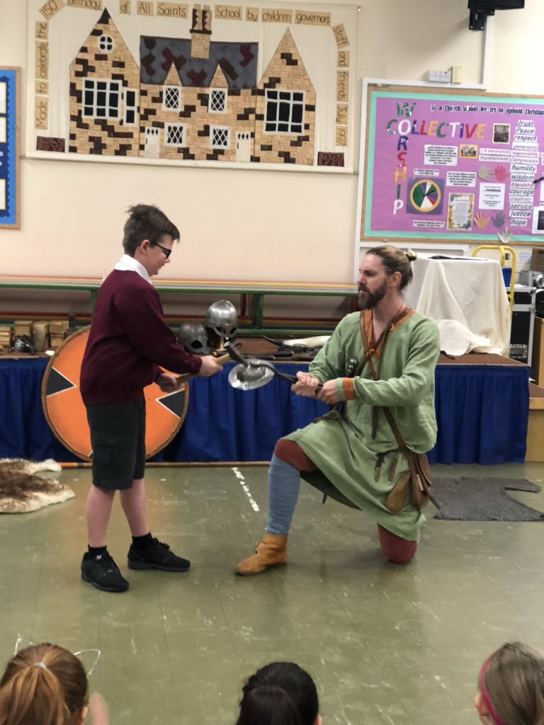 AllSaintsMaldon's tweet photo. Our Viking day has begun @RptHistory https://t.co/FCKeQBqsDW