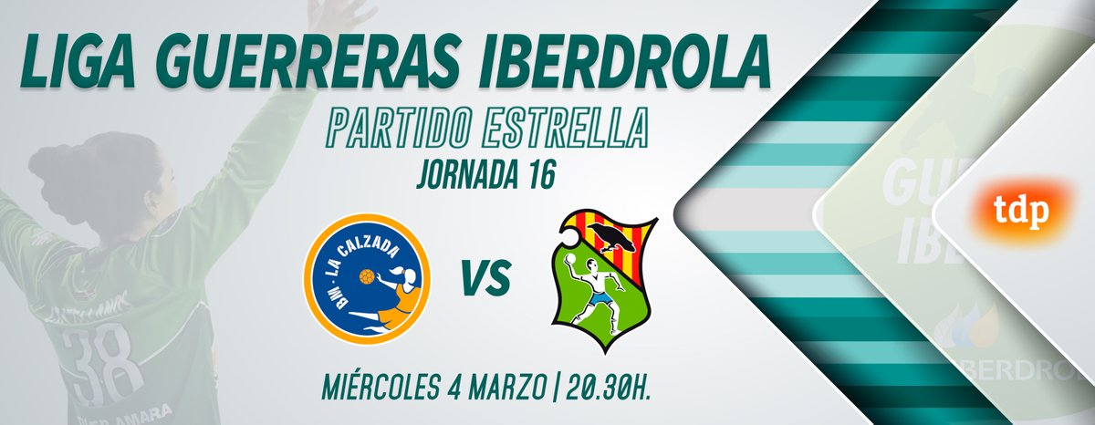 IberdrolaDHF's tweet photo. 🏆 #LigaGuerrerasIberdrola | Esta semana cambiamos de fecha y hora... Y nos despedimos de la Liga hasta abril 😢

🆚 @CBLaCalzada : @BMGranollers

📆 Miércoles, 4 de marzo
⏰ 20:30h.
📌 Palacio de los Deportes de Gijón
📺 @teledeporte

#⃣ #PartidoEstrella https://t.co/tcmONuiiUH