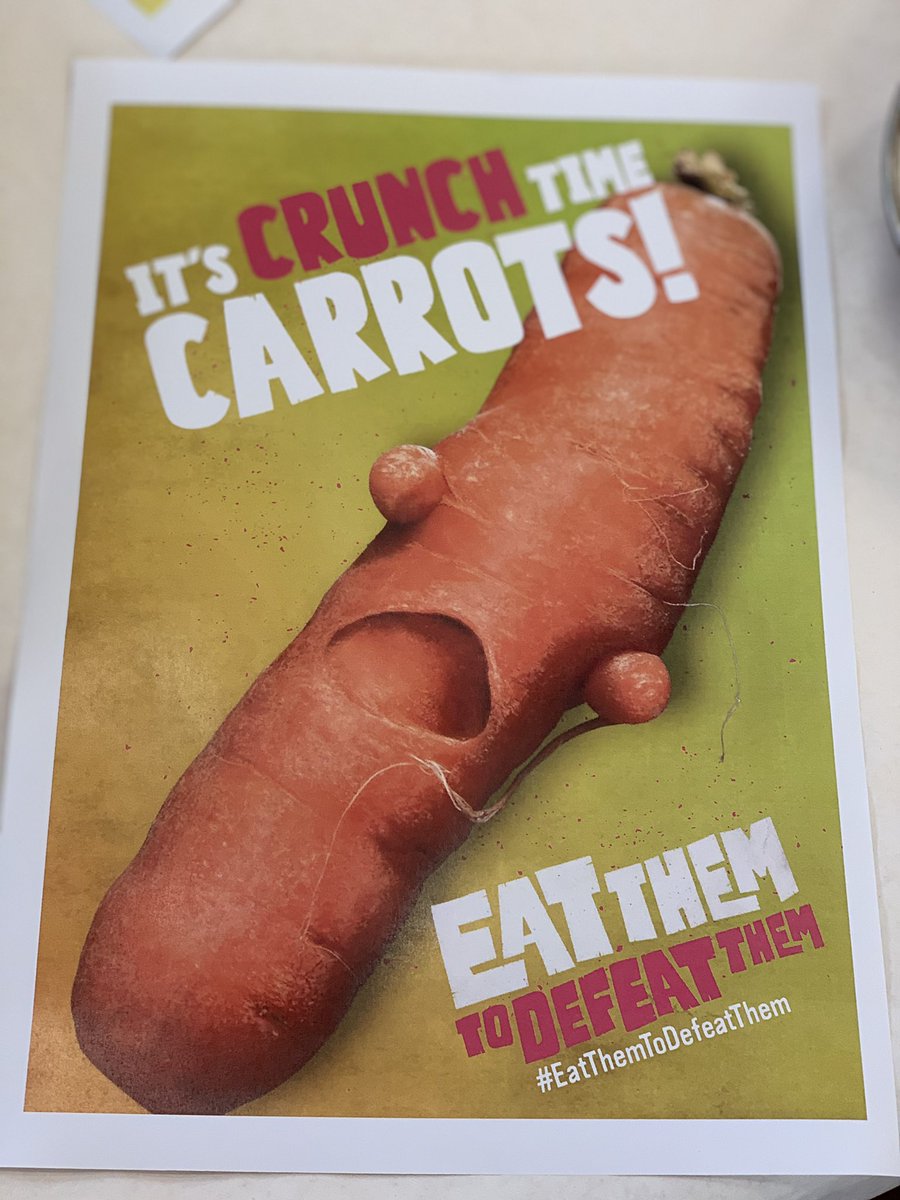 AbbeyPrimary's tweet photo. It’s Carrot Week! Share pics of carrots being enjoyed in your house this week. @LoveCityserve #carrotweek #healthyliving 💙💛💙💛 https://t.co/hT5DOKNWYM