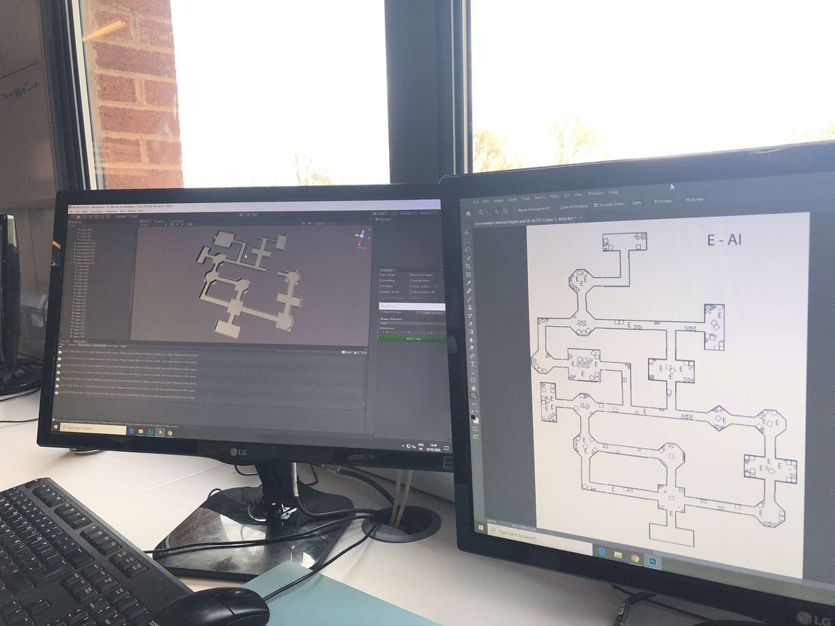 NamelessCGD's tweet photo. Making progress on level design and blockout #indiedev #unity #gamedev https://t.co/f23M9MUfeO