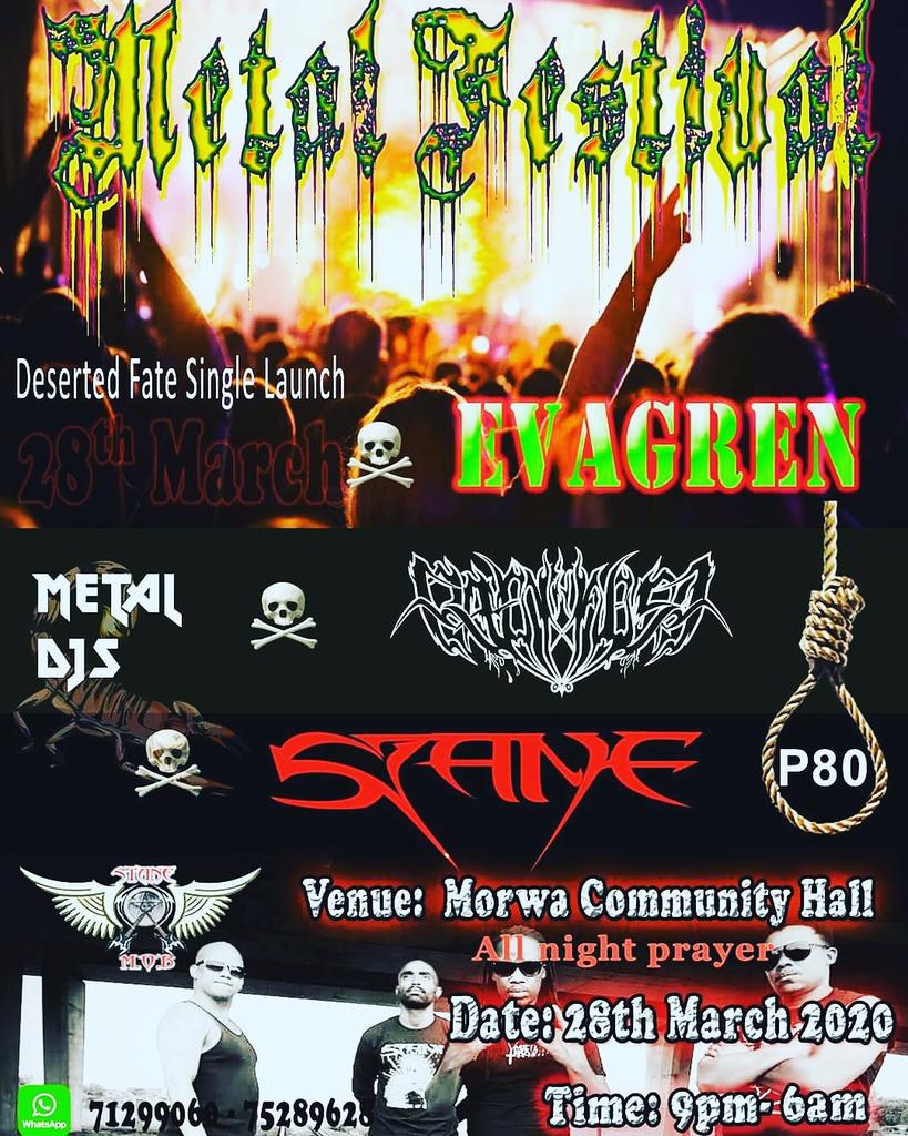 raveninflesh's tweet photo. #tswanianblackmetal #metalmusic #blackmetal #metal4africa #metalgig #singersongwriter #metalworldwide #headbangers https://t.co/Nev0ecCyQd