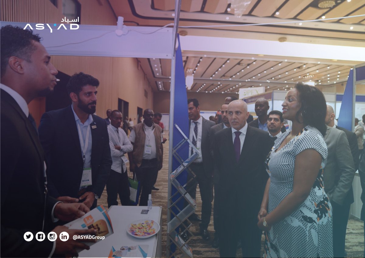 ASYADGroup's tweet photo. ASYAD team is in #OPEX2020 to promote the Sultanate’s ports as a central export gateway for Omani products to the world, maritime trade connections, and the attractive investment opportunities and incentives at Oman`s free zones for businesses in Rwanda and East Africa. https://t.co/PR1J5IHtCf
