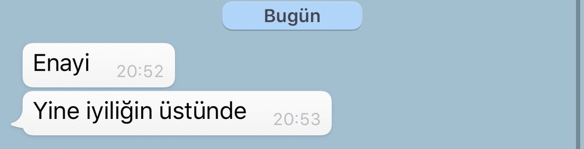 Sınıf grubunda tüm uyarılara rağmen cevap vermişimdir