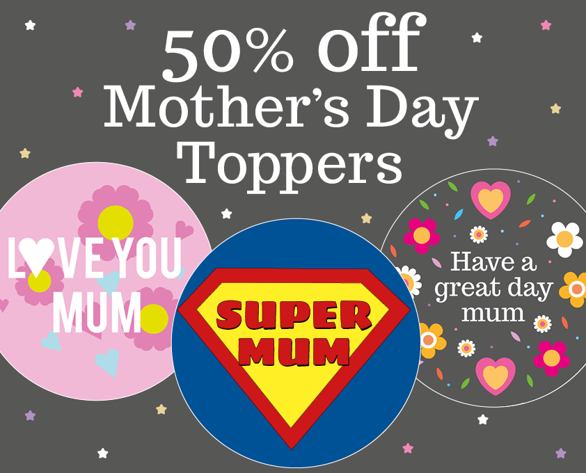 SpongeCakesLtd's tweet photo. Sponge Club Monthly perk - Get 50% off Mother’s Day cake topper with your Sponge order! 🍰 Log in to your Club account, select a Mother's Day Cake topper & the discount will be automatically applied at checkout. Order here - https://t.co/Gz5qivmSWJ #SpongeClub #MothersDay #Gifts https://t.co/5nDMhWXrsn