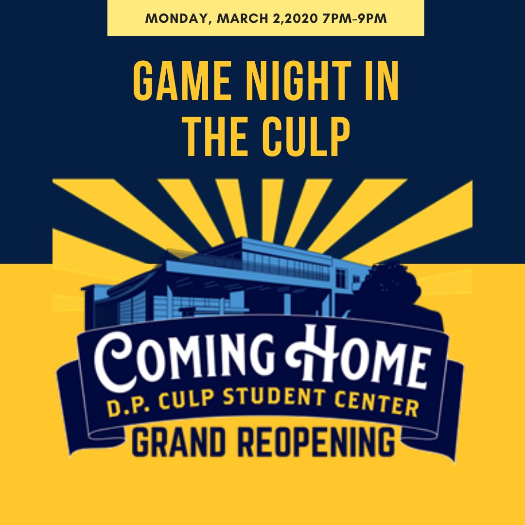Come join SAGA, Buctainment, Resident Hall Association, Video Game Clubs and Fraternity and Sorority life for a night of games in the Cave on Monday, March 2nd from 7p-9p. There will be ''Music Bingo'', board games, and e-games (friendly play, and tournament).

Hope to see you!