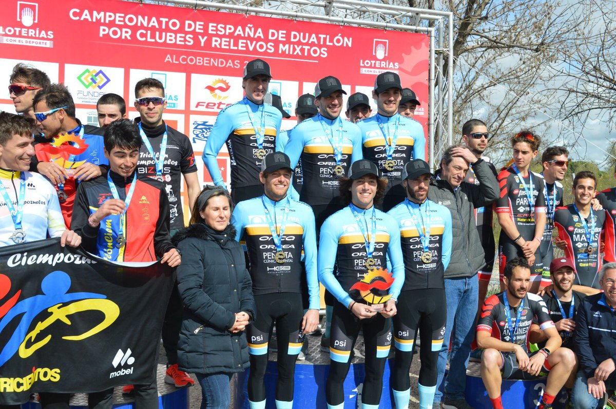 camilopuertas's tweet photo. Victoria por equipos e individual en el Cto. España Duatlón por Clubes (3ªDiv.) para conseguir el ascenso directo a 2ª ✅
A seguir trabajando para próximos objetivos 💪
#TeamDEZA @sacalenguaELA https://t.co/FBQrpTBGZl