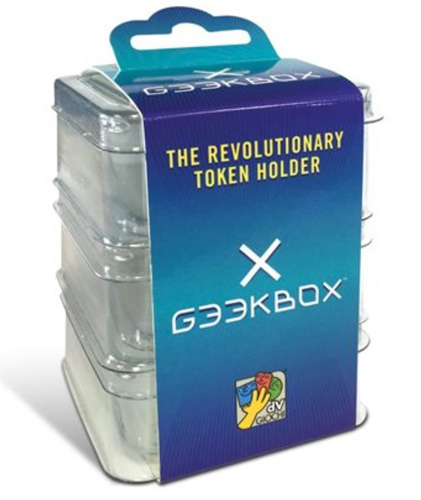 MutantDiceGames's tweet photo. Looking to store your tokens & small board game pieces?
Now you can safely store all of your tokens, cubes, etc in the Geekbox-stackable clear plastic containers.
In stock now.
https://t.co/LdrV1xEnrj
#Geekbox #boardgamestorage #storagesolutions #boardgames #hobbysupplies #flgs https://t.co/1xYbcbJm8d