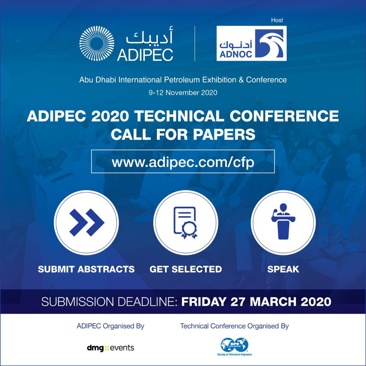 MobilityPlaza's tweet photo. Technical engineers are invited to submit an abstract to @ADIPECOfficial to present their technological advances on a global stage alongside 1,000+ expert speakers. #ADIPEC2020 #ADIPECCallForPapers #TechnicalCallForPapers https://t.co/PTVrLOegaf https://t.co/grORvScD6d