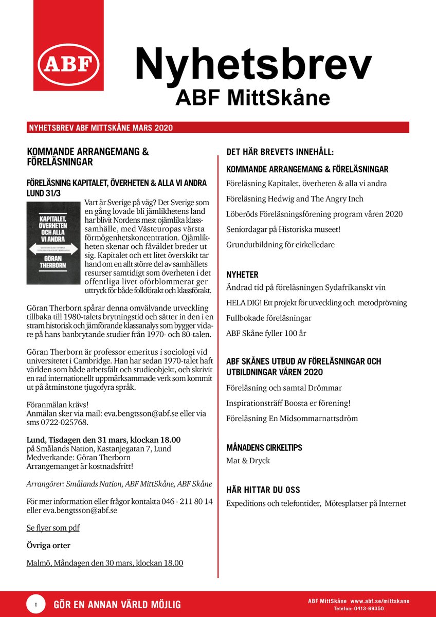 Nu är mars månads nyhetsbrev här!
abf.se/globalassets/d…