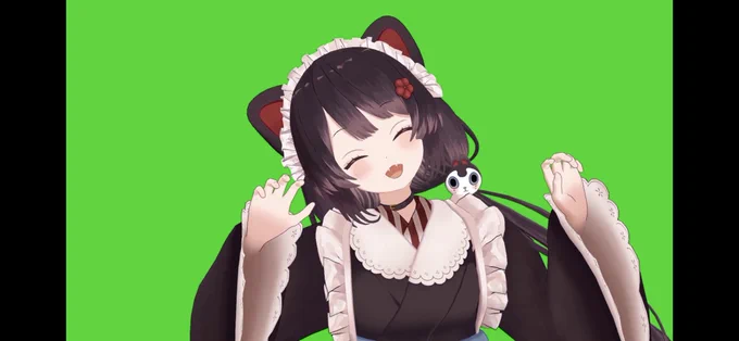 カワッ…カワイイ…
 #戌亥とこ3D 