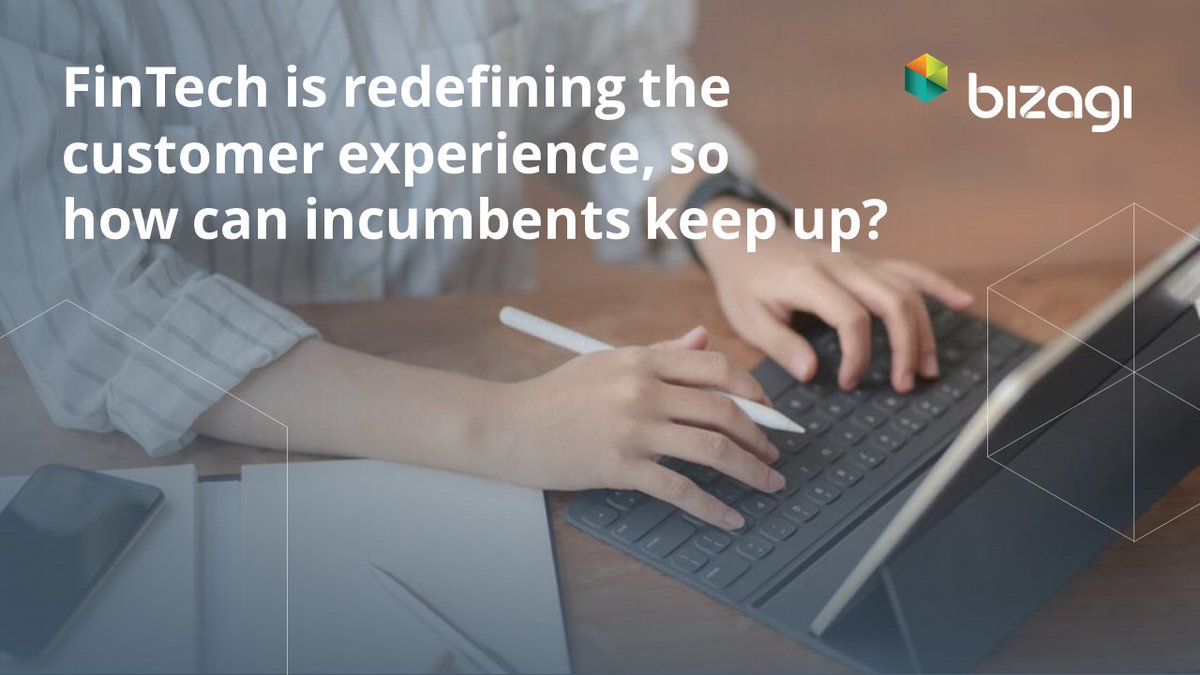bizagi's tweet photo. Refining the customer experience will be the main catalyst for technology that drives core transformation in established financial institutions.  https://t.co/0YL1OFGaIc
#fintech #FinancialServices #digitaltransformation https://t.co/jNvmcIwRbf