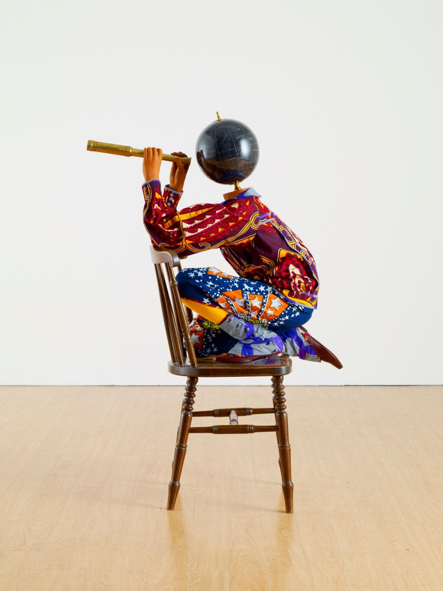 artxlagos's tweet photo. “Art must never simply be the illustration of a problem; it has to transcend it”. - Yinka Shonibare OBE (@SHONIBARESTUDIO).
Image: ‘Cheeky Little Astronomer’, 2013, by @SHONIBARESTUDIO.
#MondayThoughts #MondayMotivation #ARTXQuotes #ArtistQuote #YinkaShonibare https://t.co/Zd9EMuoMLE