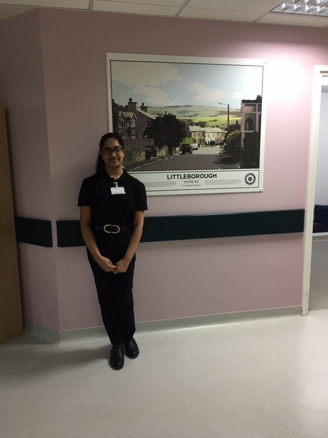 RochdaleSFC's tweet photo. Our student was on work experience @ Wolstenholme Unit at Rochdale infirmary @PennineCareNHS. Last week she shadowed the activity coordinator, occupational therapists, the therapy team, physio team &amp; supported the healthcare assistants.  Thanks for having Hanna! #workexperience https://t.co/g6hUo8wlMB