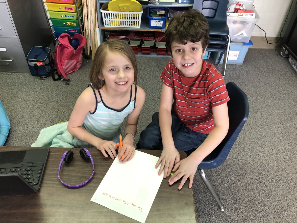 Teamwork and deep thinking we’re on hand for these third graders as they did a ‘textured’ read on “Baseball Saved Us”. They have used poems, podcasts, videos, and non-fiction articles to get a deeper understanding of the story and it’s context. #FitzFalcons #GROWthTakesCourage
