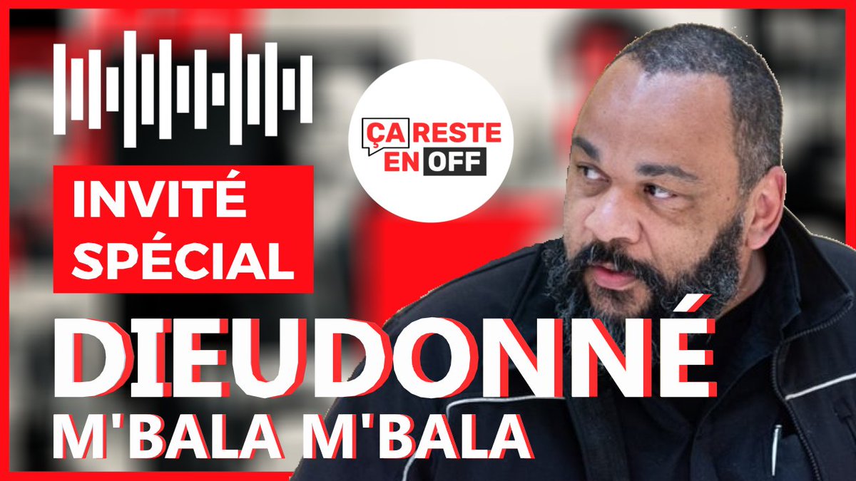 CaResteEnOff's tweet photo. ⏮️ @MbalaDieudo était l'invité spécial de #EnOff en décembre dernier.
#Dieudonné

👉 (Ré)écouter son interview: https://t.co/ABtB8WLeR3 https://t.co/qRDvxCrlaV