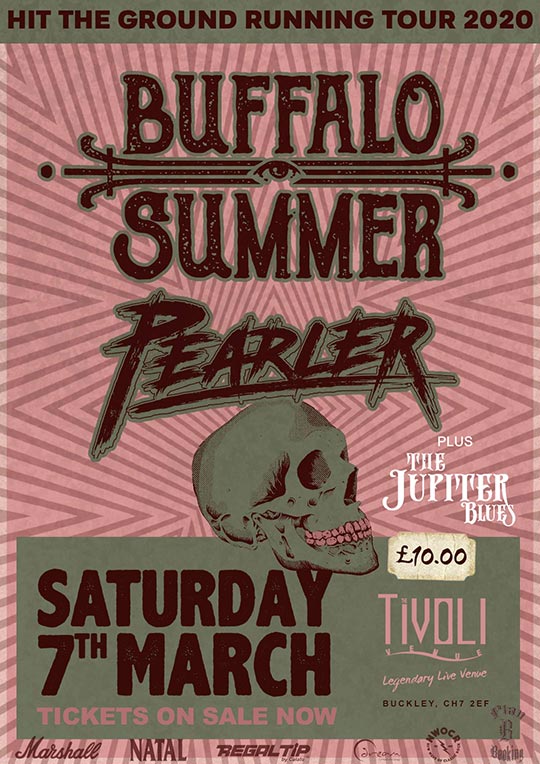 This weekend catch 
@ANVILPOUNDERS (Friday) + <a href="/BuffaloSummerUK/">Buffalo Summer</a> (Saturday)
Grab your tickets now tivolivenue.com #livemusic #NorthWales