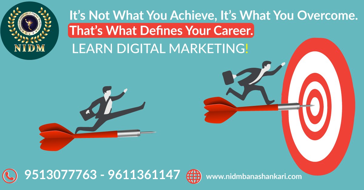 NBanashankari's tweet photo. Learn Digital Marketing Today ! to Achieve your Career.

✅ Become Experts in 2-Months
✅ 8 Google Certifications
Get Trained.! Get Certified.! Get Placed.!🎓🏅

#nidmbanashankari #ddmp #bangalore #mondaymotivation #digitalmarketing #godigital2020 #achieve #career https://t.co/5ZskdTFYSG