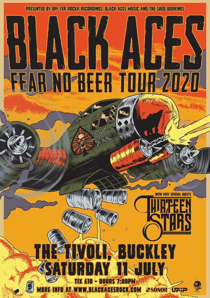 *** NEW SHOW ***

All the way from Australia <a href="/BlackAcesRock/">Black Aces</a> headline The Tivoli, Saturday 11th July 2020, support comes from Thirteen Stars

Tickets £10 - ON SALE TUESDAY 3rd FEBRUARY 2020
tivolivenue.com/ticket-shop/