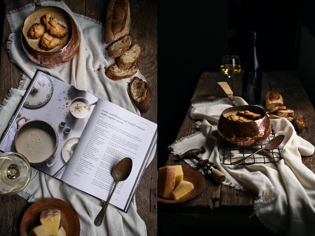 Hello Autumn! To welcome in the cooler weather I made a rustic version of <a href="/Bibbyskitchen/">Bibbyskitchenat36</a>'s Roasted Cauliflower Soup from her beautiful cookbook #BibbysKitchen.

You can find the recipe here: bit.ly/2TaxAWQ