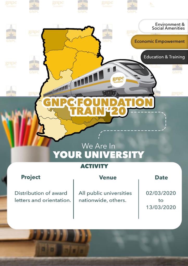 GNPCFoundation's tweet photo. Hello GNPC Scholar, 

We’re in your school.

Find your school and assigned date in attached schedule below.

Details here: https://t.co/o2X522zLjy

#Education #GNPCLocalScholarship #ImpactingLives https://t.co/5UjxlNbn4I