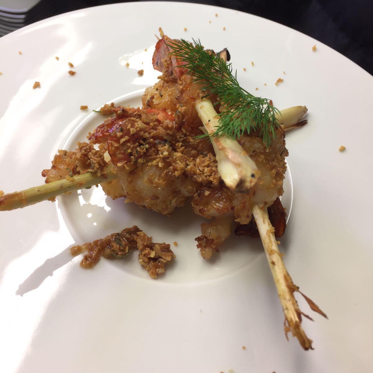 Start the week off right and join us at #GoVietSouthKensington with these lovely Grilled Wild King Prawns which are wrapped in lemongrass with plum fish sauce &amp; fluffy stuff 😋