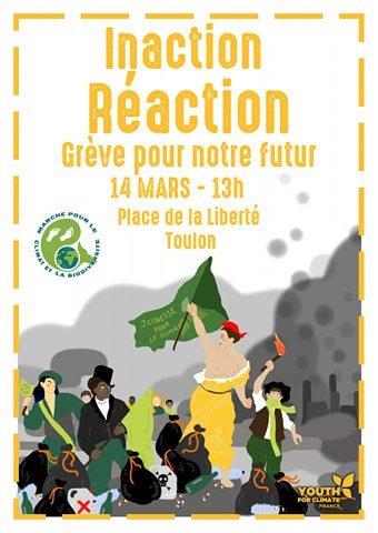 marche_toulon's tweet photo. #14mars #49.3 #inactionreaction #cplc #youthforclimate #extinctionrebellion #marchepourleclimat https://t.co/JmjTZat9S7