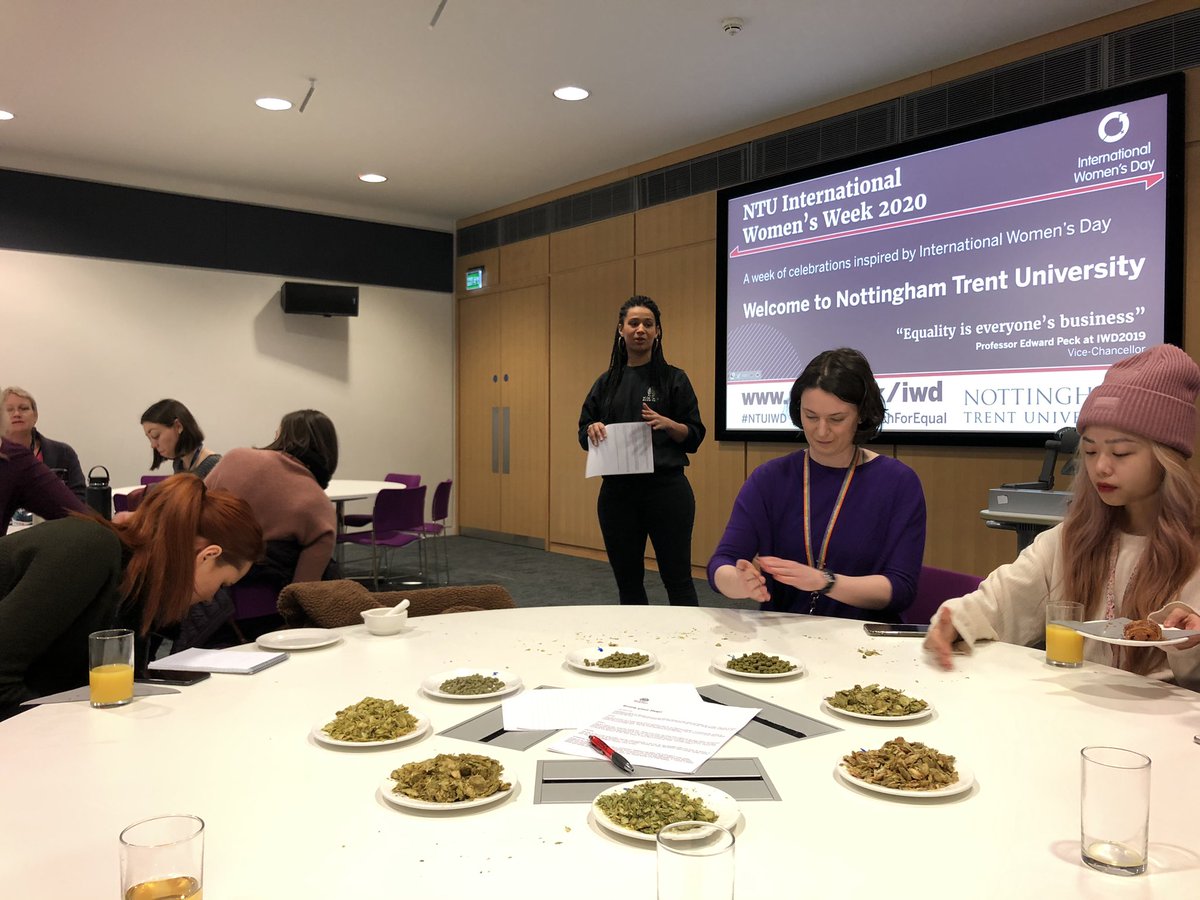 c1a1rebe11's tweet photo. Wow! Learning so much from the best @WildCardBrewery hops from across the world! #IWD2020 #NTUIWD #EachForEqual https://t.co/dfYbXdYDKm