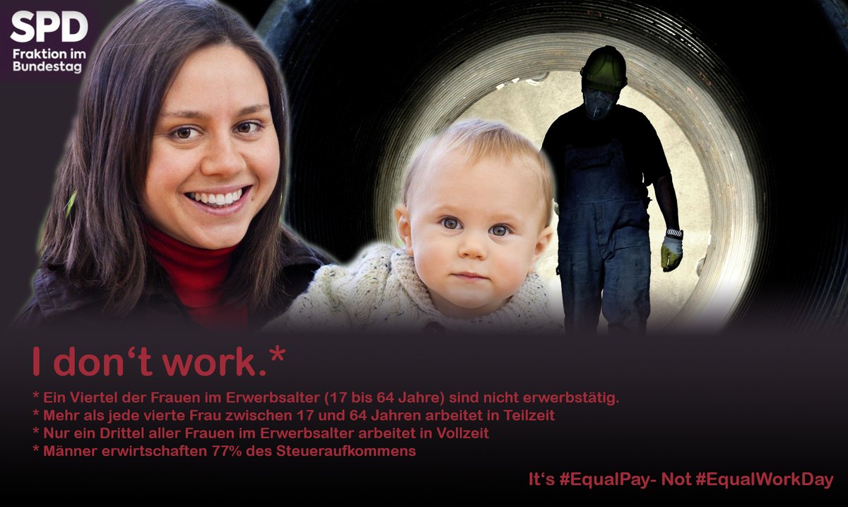 MadEarthMonkey's tweet photo. Wir stellen uns einfach mal vor die @spdbt würde geschlechtsneutral an jedem der Equalsonstwas-Gedenktagen mit so sexistischem Populismus an die Öffentlichkeit gehen, wie beim "Equal Care Day". Wie würde dann wohl das Equal Pay-Meme aussehen?
#IDontWork https://t.co/WgqQsCkqx8