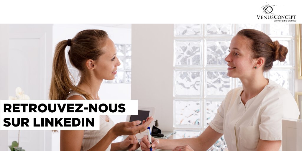 Nous sommes maintenant sur LinkedIn ! N'hésitez pas à nous suivre pour obtenir plus d'informations sur Venus Concept France : tendances, événements, nouveautés produits, nous vous partagerons toutes les infos ! 
buff.ly/39e5kYY