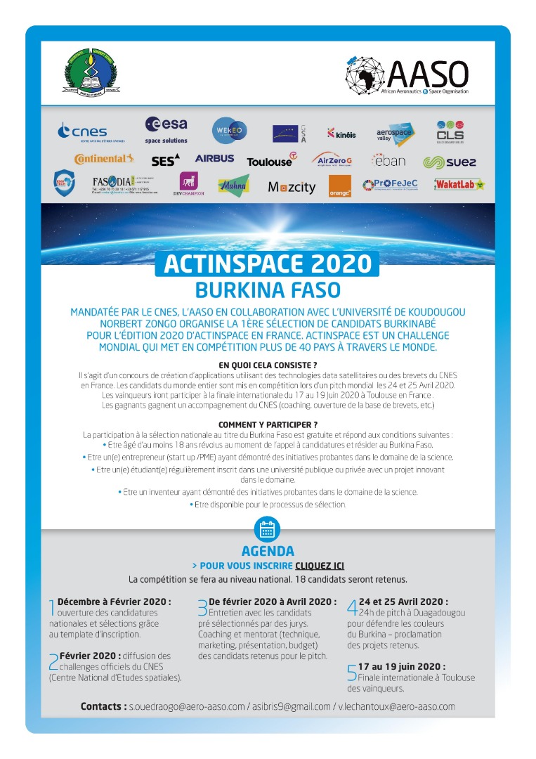 aboyarm's tweet photo. Les #DEVCHAMPIONs relèvent les challenges de ActinSpace au Burkina. https://t.co/wGKKxtsXNU