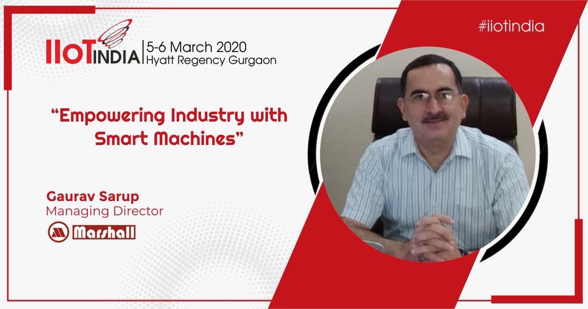 IIoTIndia's tweet photo. Mr. Gaurav Sarup will be demostrating the future of #Industries and how it connects to the #InternetofThings by enhanced #ML #algorithms, only at #IIoTIndia 2020: https://t.co/FdFgZBVMRm

#IIoT #IoT #industry40 #SmartManufacturing  #Laser #AI #iottechnologies #iotinnovation https://t.co/JtyjYUxj49