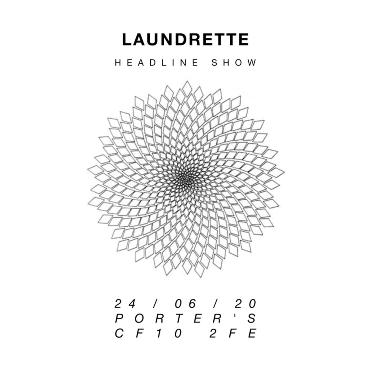 laundrette__'s tweet photo. Headline show @Porterscardiff @ForteProject10 @blueamberband 24/06/20 https://t.co/WLwUOhyXW0