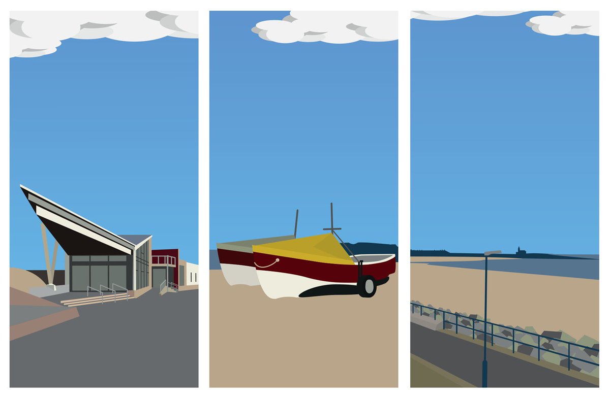 A little break from website design during this project... Getting back to basics to create a series of illustrations featuring local attractions and giving Newbiggin-By-The-Sea a fresh new look for the 2020 tourism season.

See More @ digitalmilkshake.co.uk