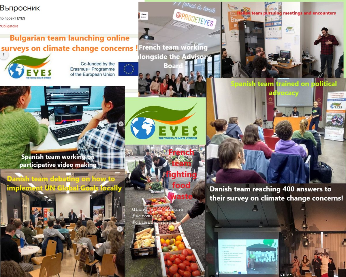 EYES Project on #ClimateChange - European overview - January - March 2020
<a href="/ErasmusEyes/">Project EYES Erasmus +</a>

<a href="/Ecoserveis/">Associació Ecoserveis Cultura Energètica</a>
 <a href="/granollers/">Granollers</a>
 <a href="/ALEC_Lyon/">ALEC Lyon</a>
, ANEA Napoli, EC Network, EUC Syd, UBBSLA, Polska Sieć Energie Cités