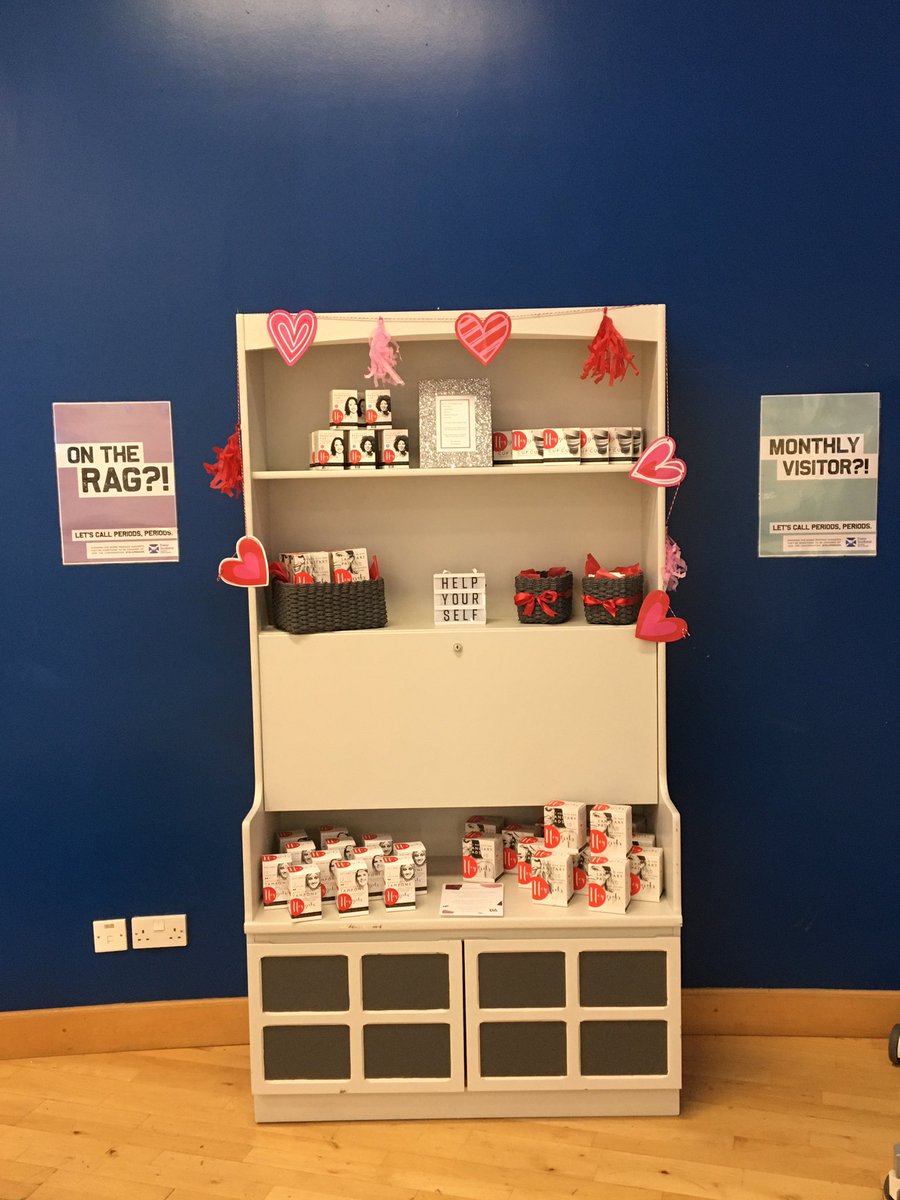 DASportsUnion's tweet photo. We have displays of our period products in the learner engagement area at each campus. Please help yourself to whatever you may need ☺️♥️ #periodpositive #morethanjustacollege #dawellbeing @da_wellbeing @DAEngageMe @dundee_angus https://t.co/ixyvtWcjfz
