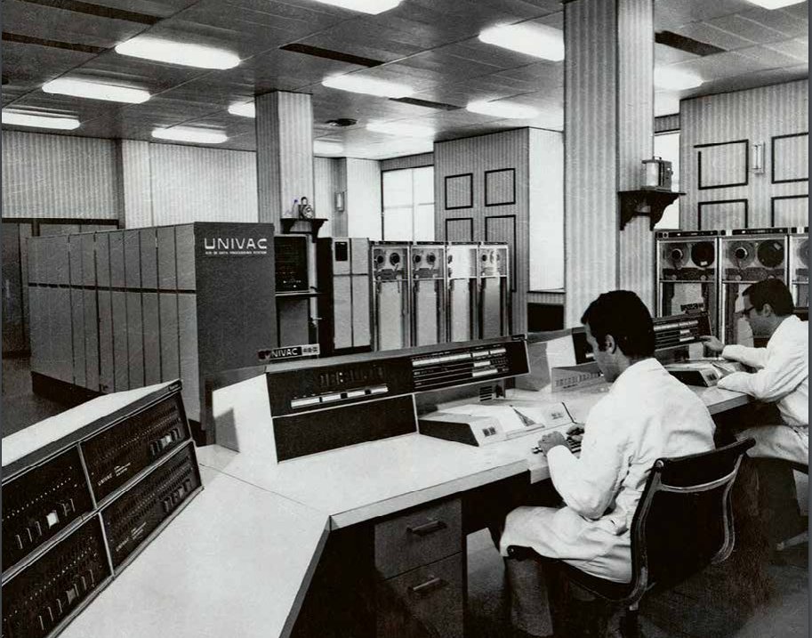 Centro de conmutación de y transmisión de datos de <a href="/Telefonica/">Telefónica</a> en Madrid, año 1971 📞☎️