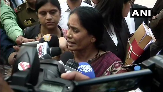 timesofindia's tweet photo. Asha Devi, mother of 2012 Delhi gang-rape victim: Why is the court taking so much time to execute its own order to hang the convicts? Repeated postponing of the execution shows the failure of our system. Our entire system supports criminals. https://t.co/2nSE8efTLx