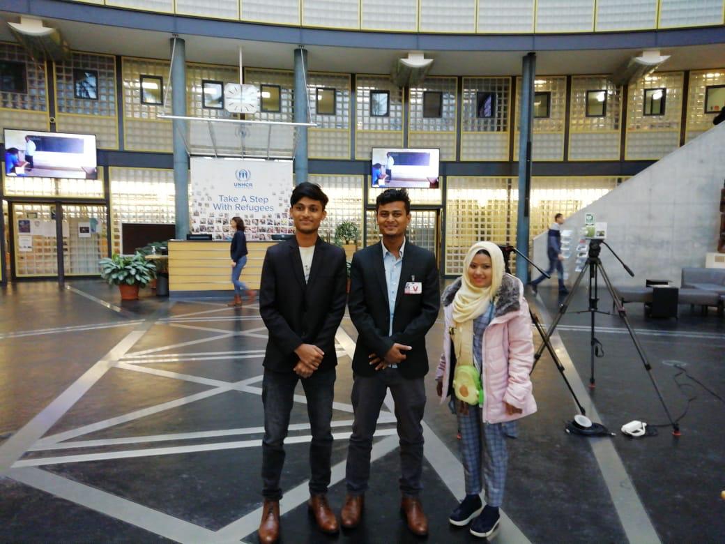 rafique_ro's tweet photo. Today we visited #UNHCR and #WFP in Geneva and talked about the importance of education and opportunities to build skills and talents - like storytelling, poetry, and photography - for Rohingya youth community in the camps.
@UNHCR_BGD @WFP @Refugees https://t.co/ZV9lhcJvX9