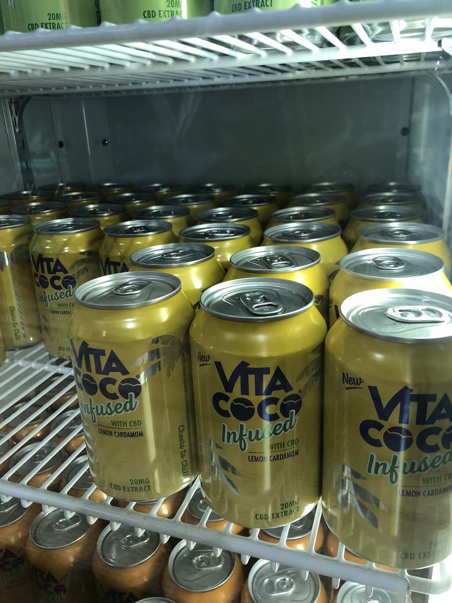 🙌🏼 <a href="/VitaCoco/">Vita Coco</a> a huge coconut water giant, representing their venture into #CBD infused drinks. Awesome brand that gives back via projects in Phillipines and Sri Lanka. Cannabis brands please follow suit!! #circulareconomy #sustainabledevelopment <a href="/hempandcbdexpo/">Hemp & CBD Expo</a> <a href="/VitaCocoUK/">Vita Coco</a>